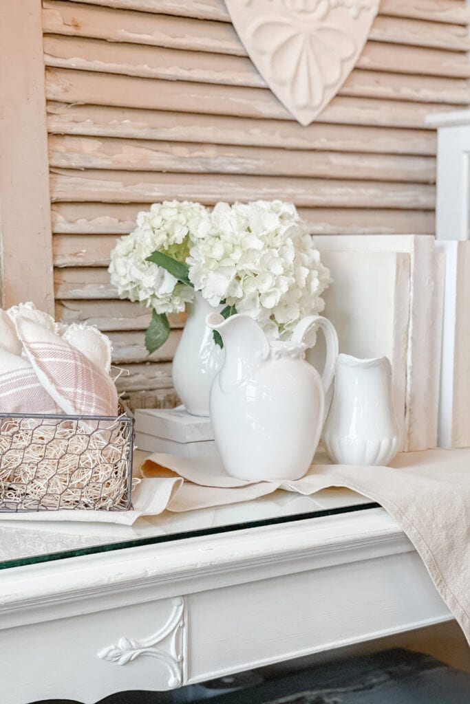 Dining In Romantic Valentines Table - Live Oak Nest French Country Cottage  Home