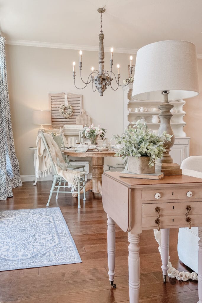 french cottage dining room