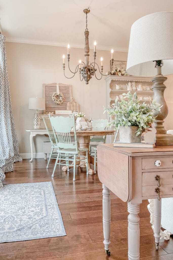 Spring Vintage Farmhouse Decor with a Boho Twist - Grace In My Space