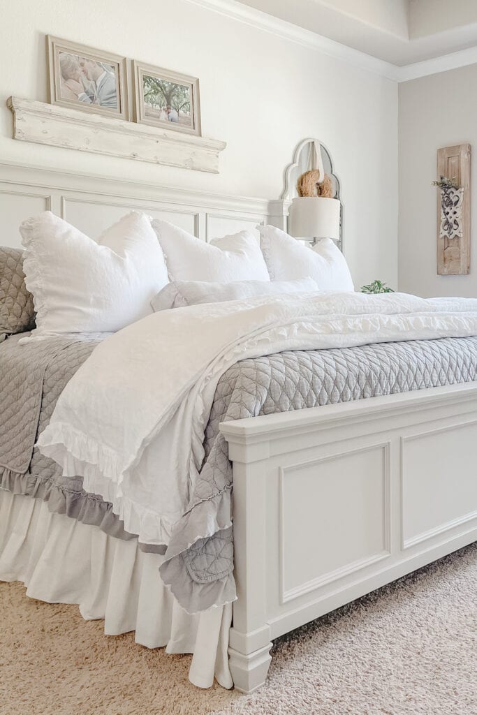 Long flowy shop bed skirts