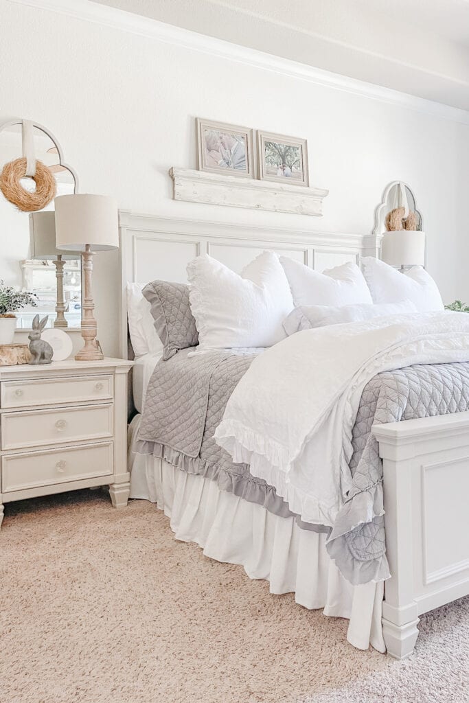 Long flowy shop bed skirts