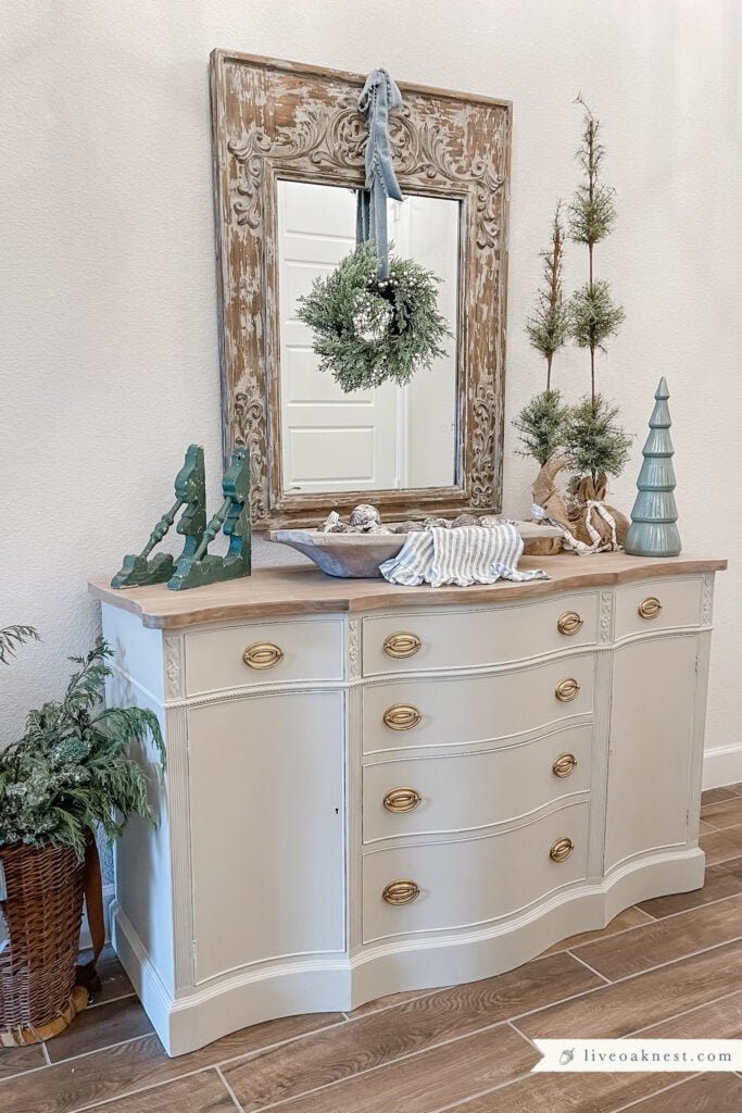 Cottage Christmas Decor Tour - Live Oak Nest French Country