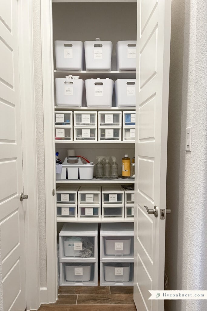 How to Organize Your Cleaning or Utility Closet