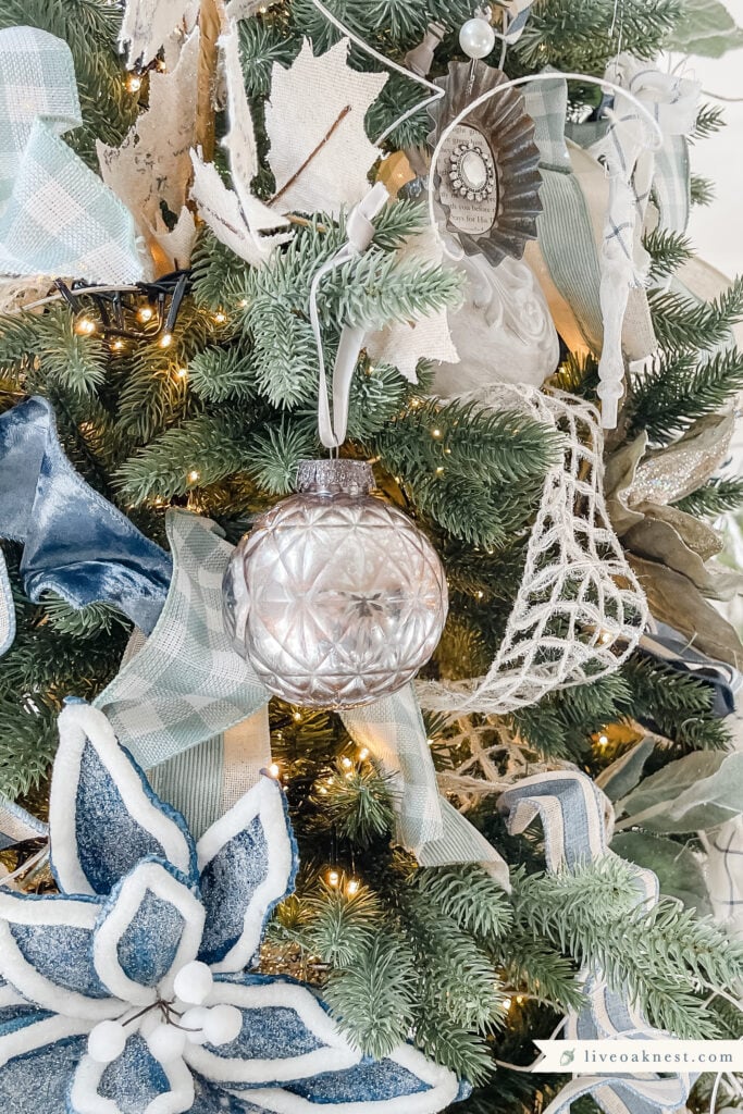 Easy to Make Glass Metallic Glitter Ornaments - Cottage On Bunker Hill