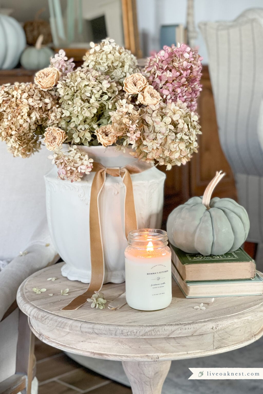 French Cottage Fall Decor - Live Oak Nest