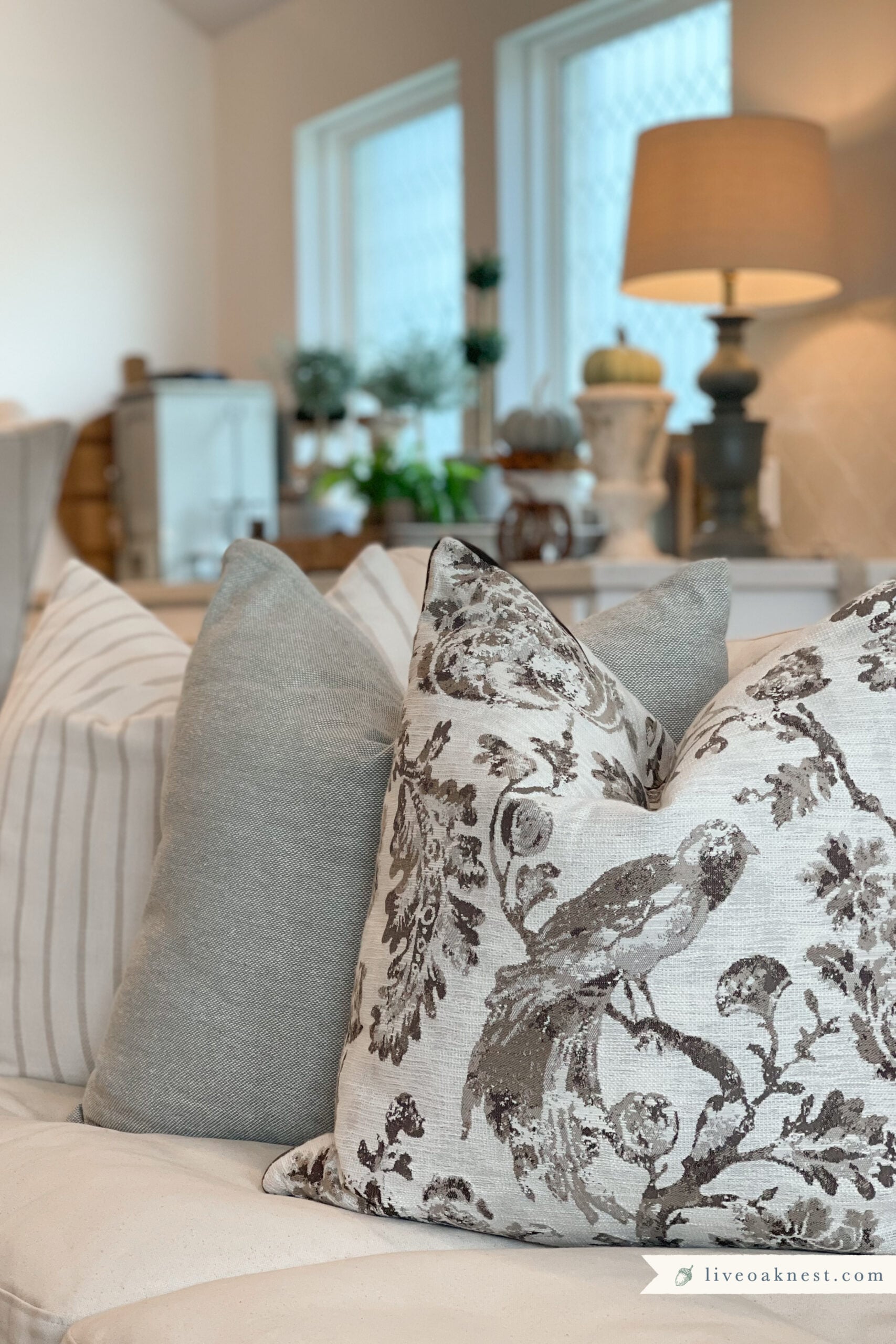 French Cottage Fall Decor - Live Oak Nest