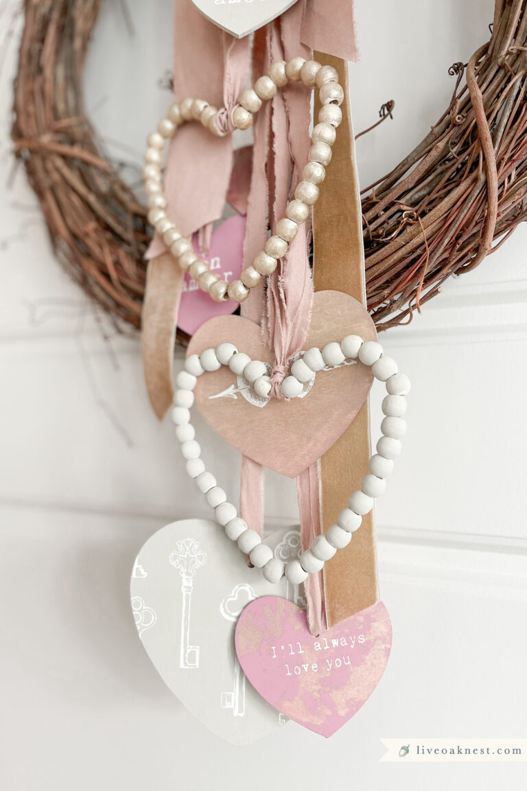 15 Pretty DIY Valentines Wreath Ideas Made With Love - Live Oak Nest