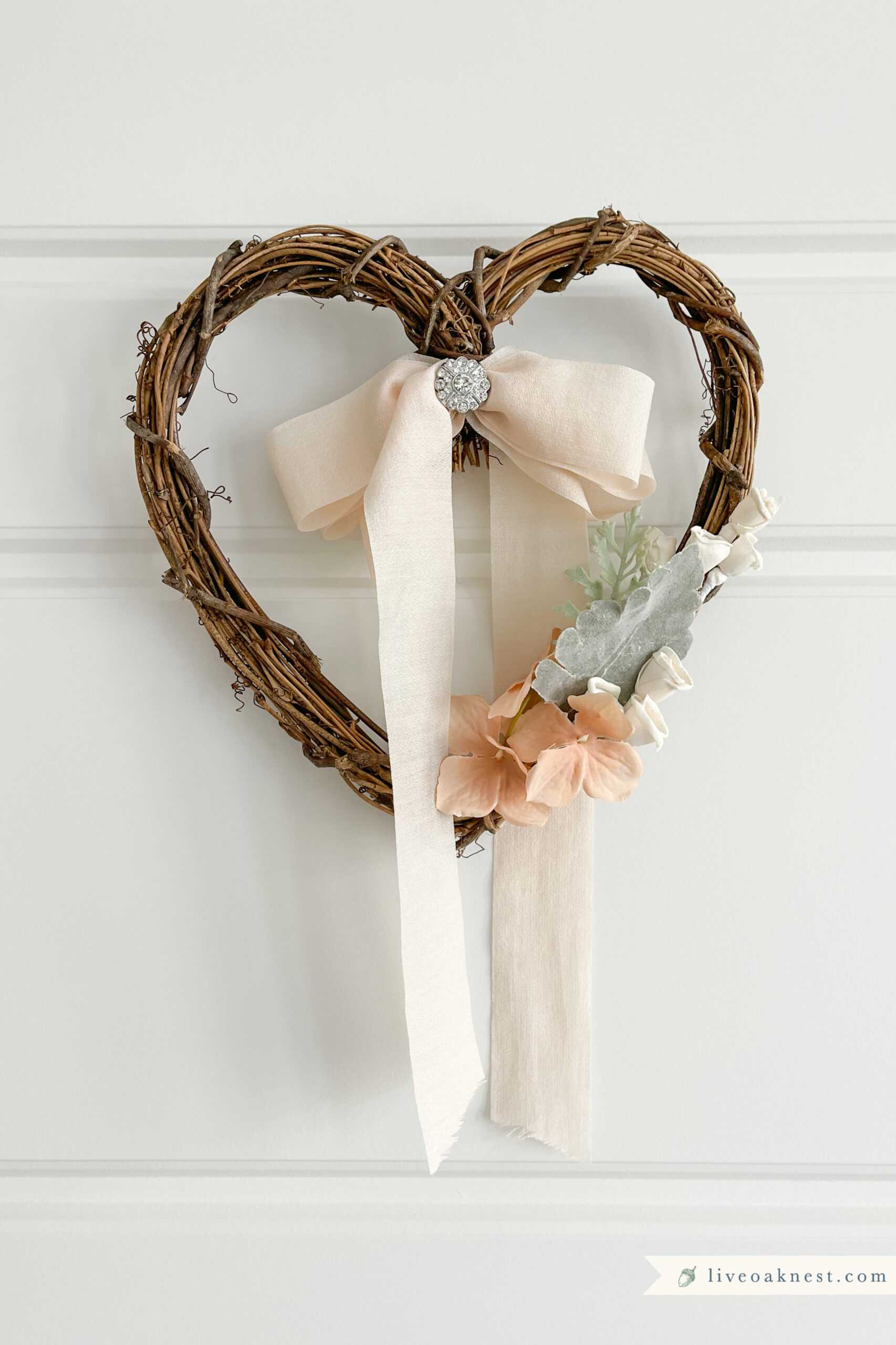 15 Pretty DIY Valentines Wreath Ideas Made With Love - Live Oak Nest
