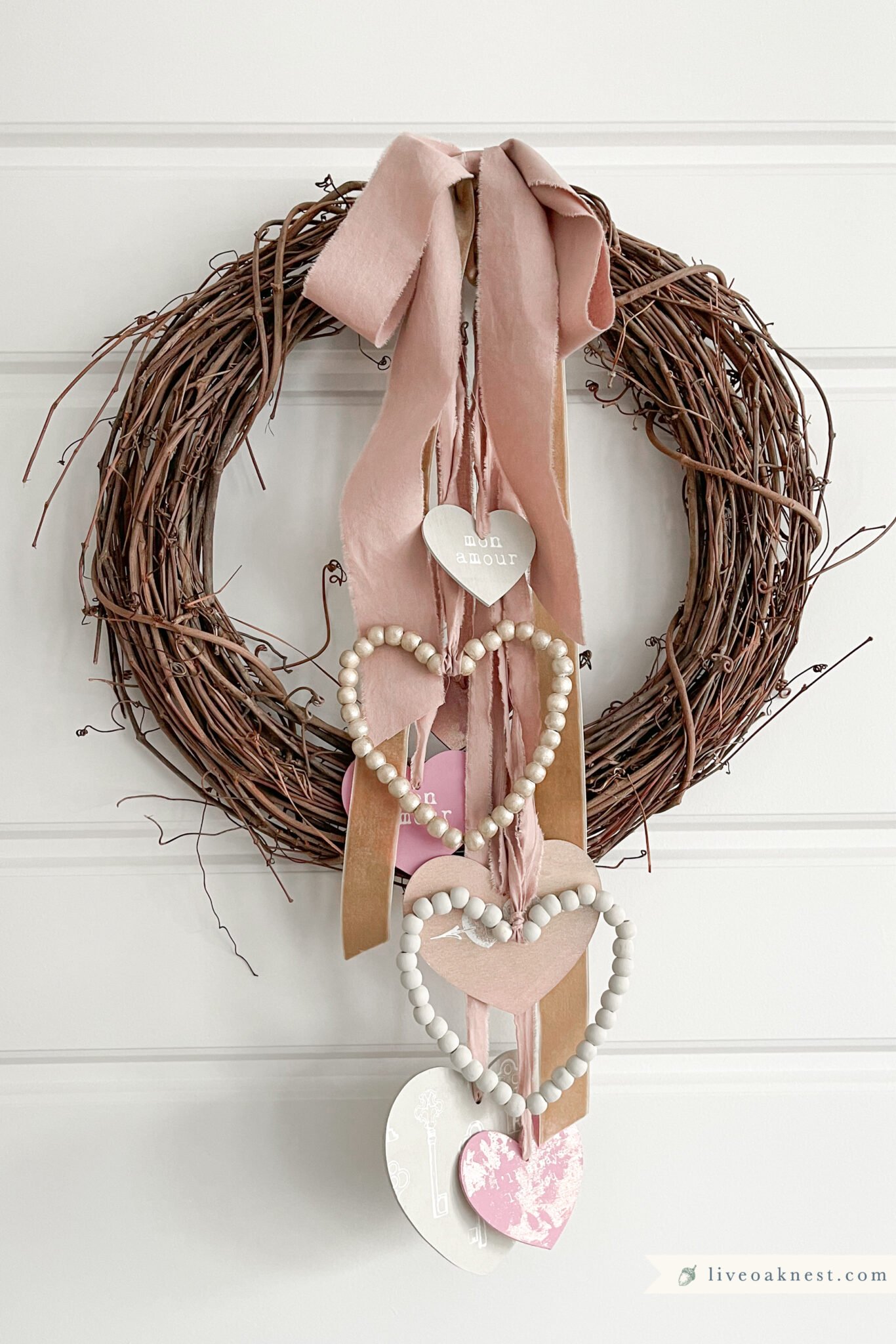 15 Pretty DIY Valentines Wreath Ideas Made With Love Live Oak Nest