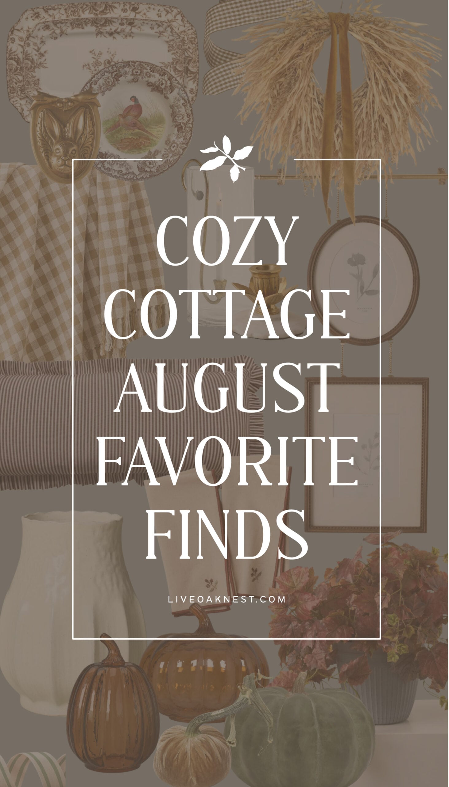 Spring Cottage Decor Finds for a timeless cottage home from Live Oak Nest